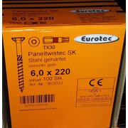 EUROTEC Paneltwistec SK, Stahl gelb verzinkt; 6,0 x 220 mm