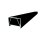 TERRACON  Aluminium Unterkonstrution BIG Isostep Clip Oberfläche schwarz pulverbeschichtet  RAL 9005