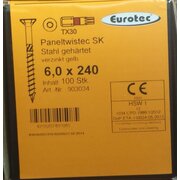 EUROTEC Paneltwistec SK, Stahl gelb verzinkt; 6,0 x 240 mm
