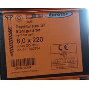 EUROTEC Paneltwistec SK, Stahl gelb verzinkt; 8,0 x 220 mm