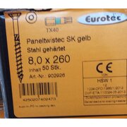 EUROTEC Paneltwistec SK, Stahl gelb verzinkt; 8,0 x 260 mm