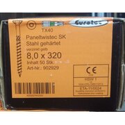 EUROTEC Paneltwistec SK, Stahl gelb verzinkt; 8,0 x 320 mm