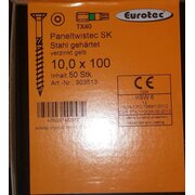 EUROTEC Paneltwistec SK, Stahl gelb verzinkt; 10,0 x 100mm
