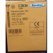EUROTEC Paneltwistec SK, Stahl gelb verzinkt; 10,0 x 360mm