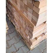 HOLZHANDEL STEFAN Buchenholz 30 cm lang ohne Rinde auf Palette 1qm